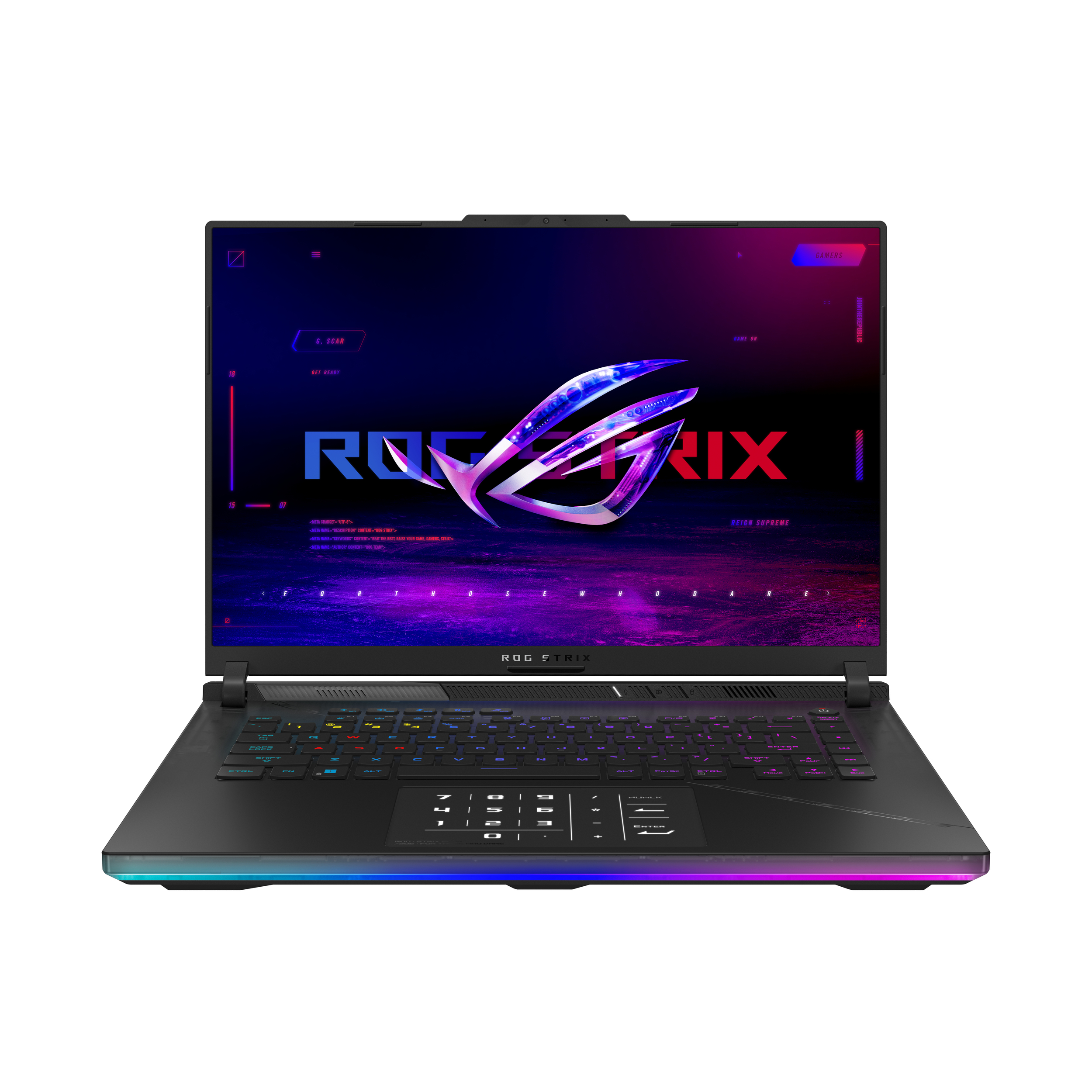 ASUS ROG Strix SCAR 16 G634JZR-N4049W laptop Intel® Core™ i9 i9-14900HX Computer portatile 40,6 cm (16") WQXGA 16 GB DDR5-SDRAM 1 TB SSD NVIDIA GeForce RTX 4080 Wi-Fi 6E (802.11ax) Windows 11 Home Nero