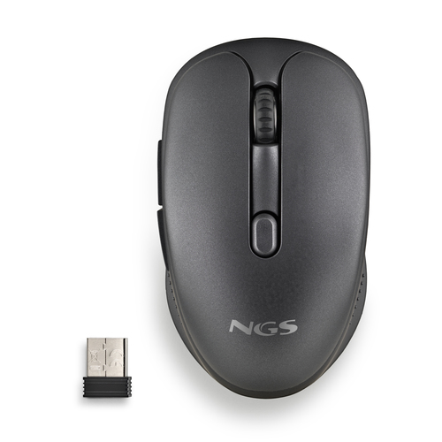 NGS MOUSE EVO RUST BLACK WIRELESS RECHARGEABLE MICES