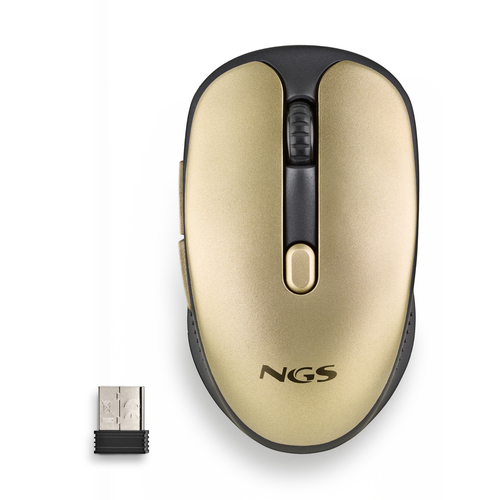 NGS MOUSE EVO RUST GOLD WIRELESS RECHARGEABLE MICES