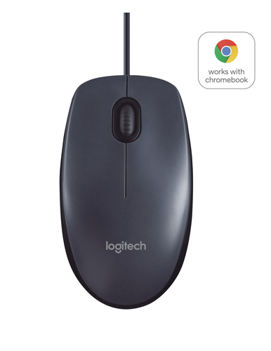 MOUSE LOGITECH "B100 Mouse Black USB" 3 tasti 800dpi oem