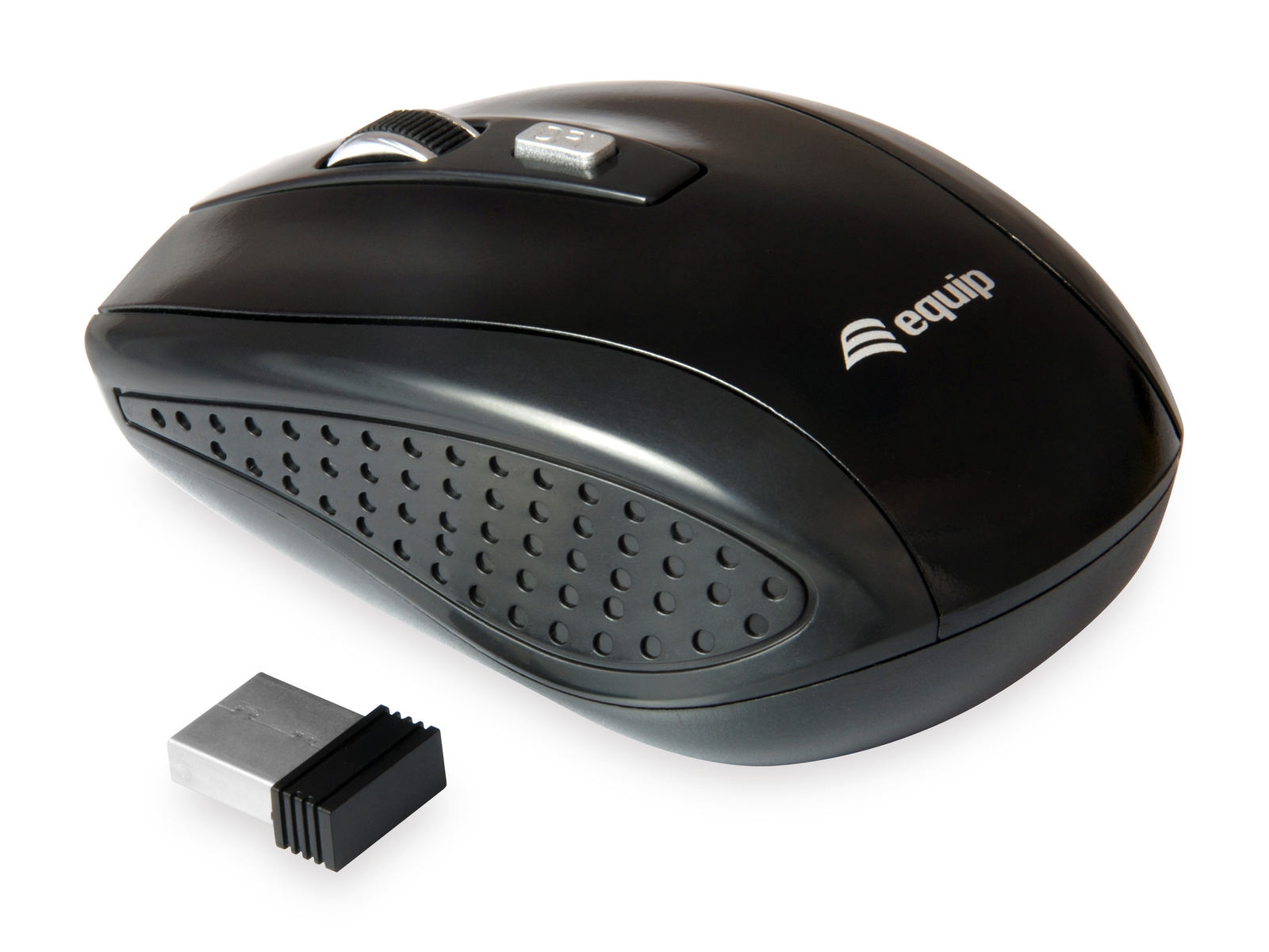 MOUSE CORDLESS USB EQUIP 245104  interruttore 800/1200/1600dpi- ric."nano size"-EAN: 4015867208557