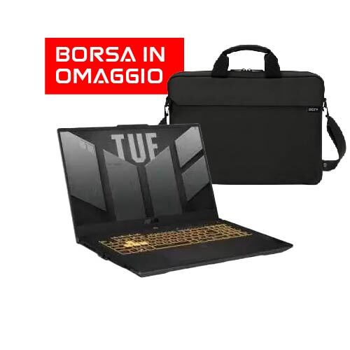 ASUS TUF GAMING F17 FX707VV-HX131W 17,3"/INTEL-I7/16GB/1TB/RTX4060 + OMAGGIO DICOTA D32092-RPET borsa per laptop 40,6 cm (16") 