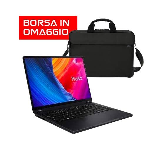 ASUS ProArt PX13 OLED HN7306WV-LX012W 13.3"/RYZEN9-HX370/24GB/1TB/RTX4060 + OMAGGIO DICOTA D32092-RPET borsa per laptop 40,6 cm (16")