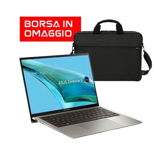 ASUS ZENBOOK 14X UX5304VA-NQ337W 13.3" 3K OLED/INTEL-I7/16GB/512GB + OMAGGIO DICOTA D32092-RPET borsa per laptop 40,6 cm (16") 