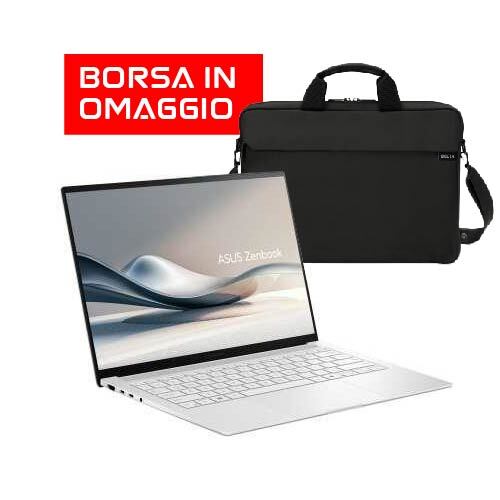 ASUS ZENBOOK S 14 OLED AI PC UX5406SA-PZ149W 14" 3K TOUCH INTEL-U7/32GB/1TB + OMAGGIO DICOTA D32092-RPET borsa per laptop 40,6 cm (16") 